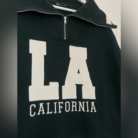 Zara LA Quarter-Zip Sweatshirt - Picture 4 of 5